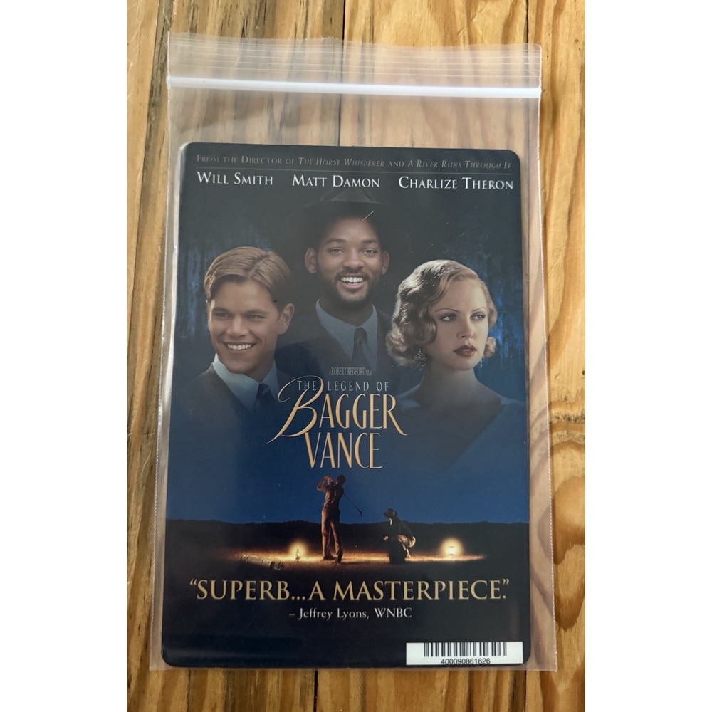 MOVIE BACKER CARD ~  5.5" x 8" MINI POSTER ~ THE LEGEND OF BAGGER‎ VANCE